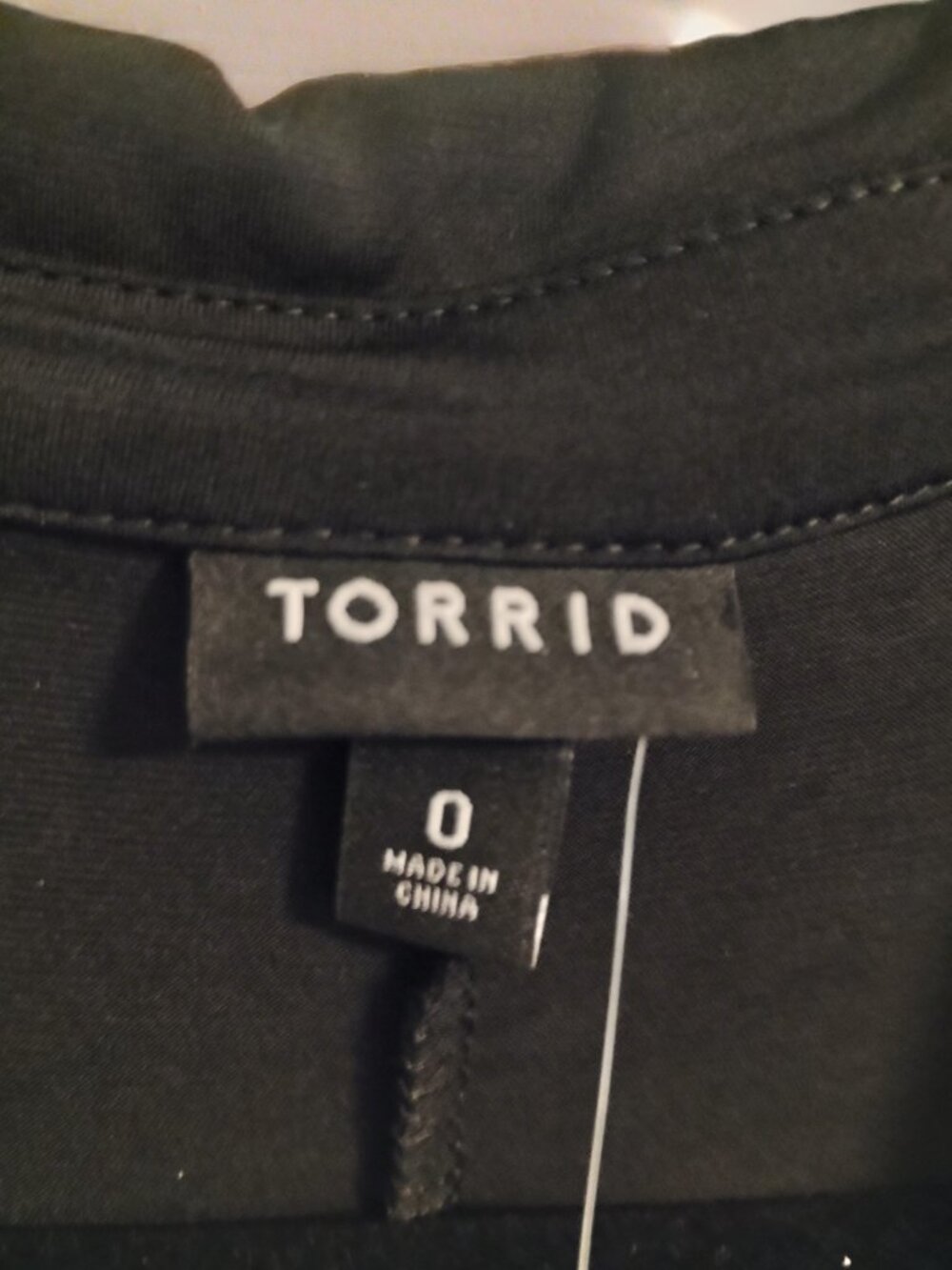 Torrid Women's Black ITY Long Sleeved Rouched Wide Leg Jumpsuit Size 0 L/12 - Picture 12 of 15